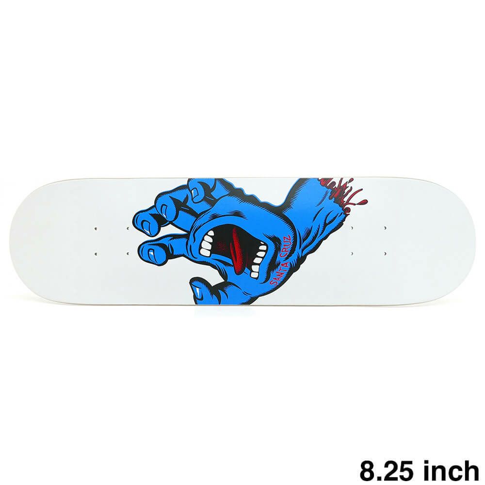 SANTA CRUZ DECK サンタクルーズ デッキ TEAM SCREAMING HAND WHITE 8.25