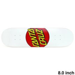 SANTA CRUZ DECK サンタクルーズ デッキ TEAM CLASSIC DOT WHITE 8.0