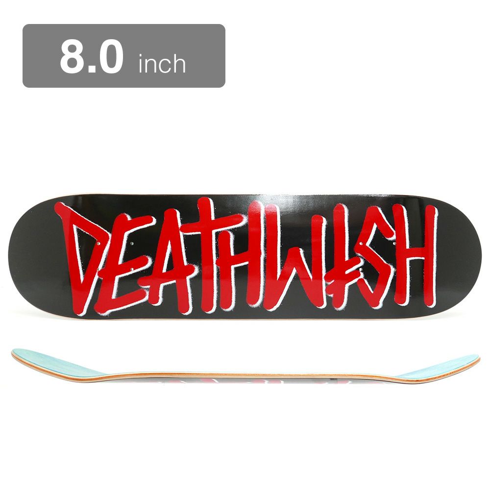 DEATHWISH DECK デスウィッシュ デッキ TEAM DEATH SPRAY RED 8.0