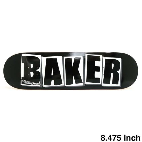 BAKER DECK ベイカー デッキ TEAM BRAND LOGO BLACK/WHITE 8.475