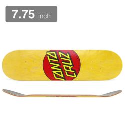 SANTA CRUZ DECK サンタクルーズ デッキ TEAM CLASSIC DOT YELLOW 7.75