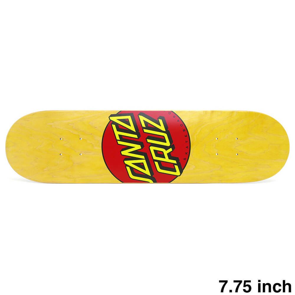 SANTA CRUZ DECK サンタクルーズ デッキ TEAM CLASSIC DOT YELLOW 7.75
