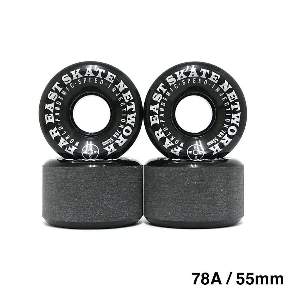 FESN WHEEL エフイーエスエヌ ウィール W.P.S.I HARDCORE SOFT SLIDE 78A ROUND LIP 黒 55mm