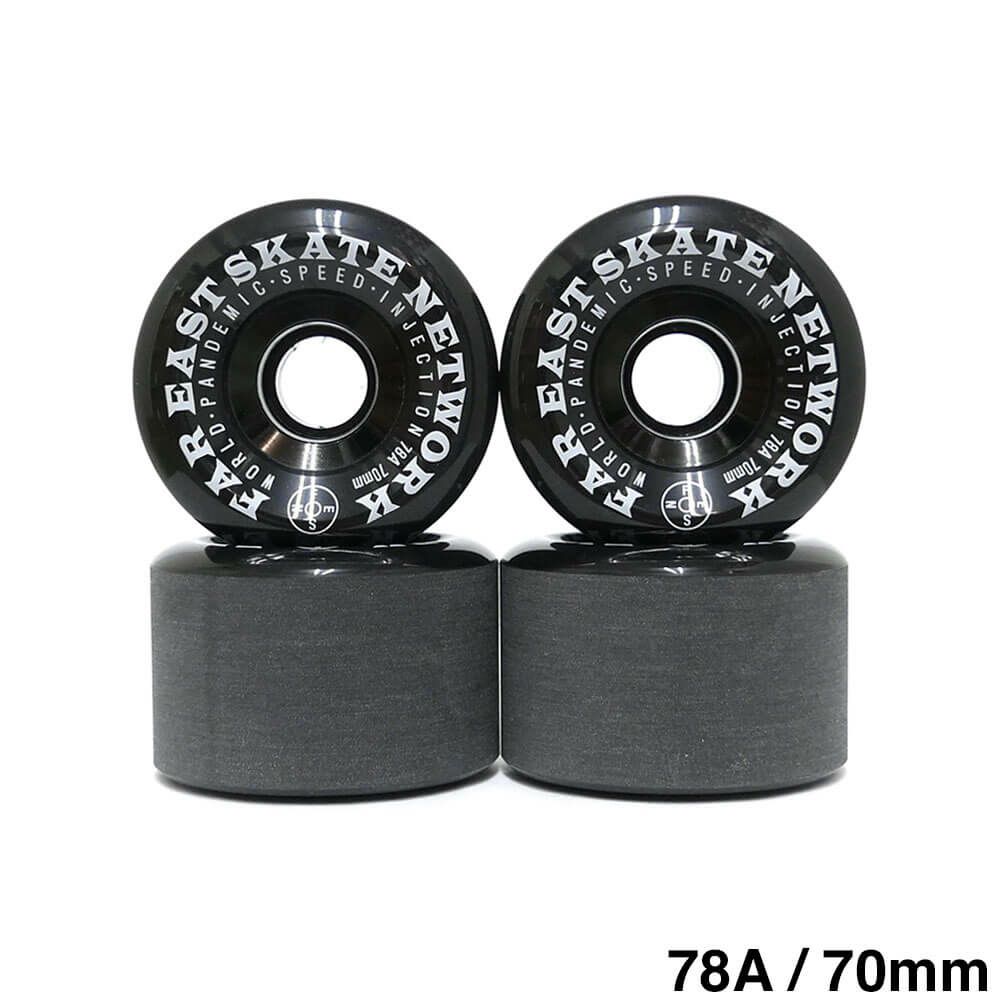 FESN WHEEL エフイーエスエヌ ウィール W.P.S.I HARDCORE SOFT SLIDE 78A ROUND LIP 黒 70mm