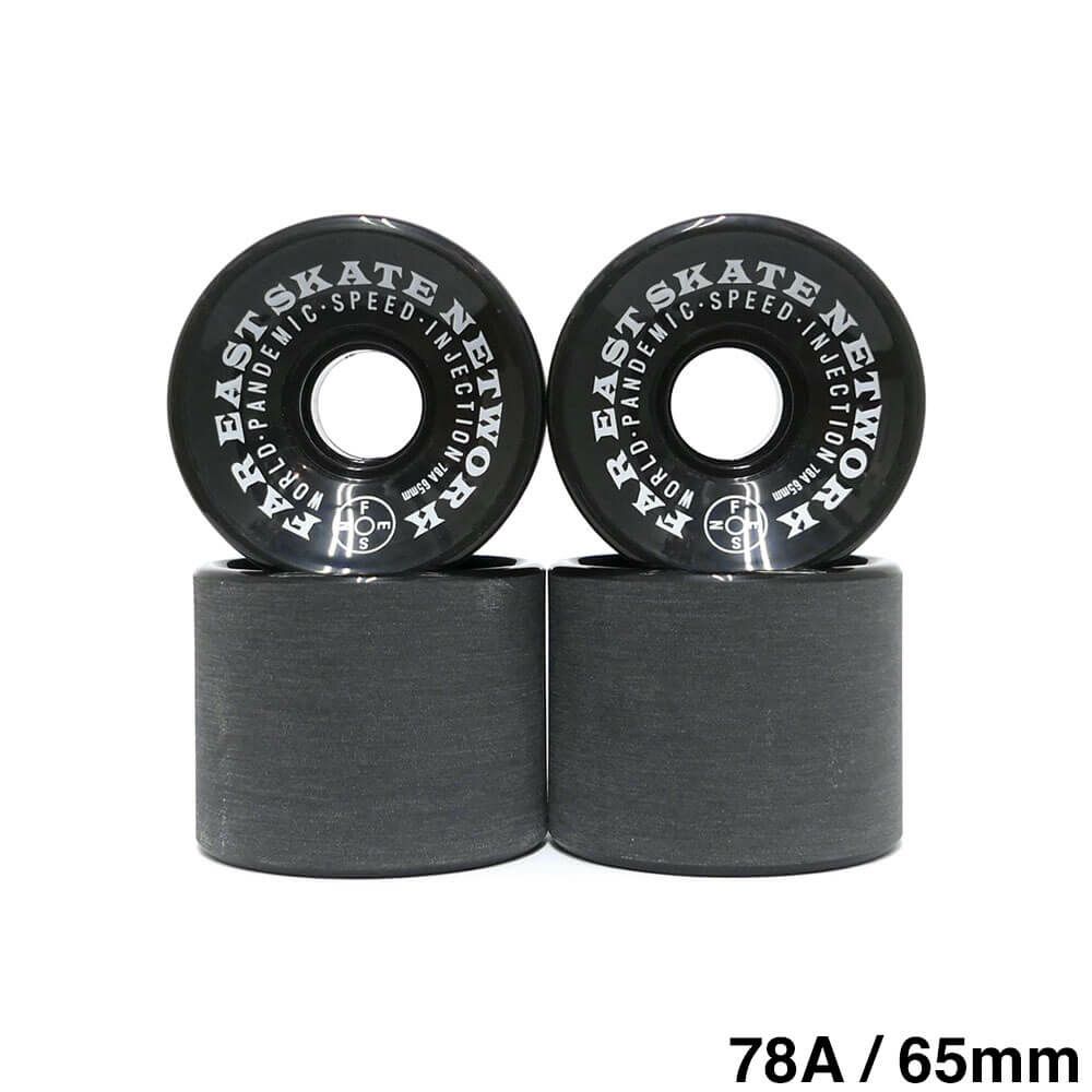 FESN WHEEL エフイーエスエヌ ウィール W.P.S.I HARDCORE SOFT SLIDE 78A SQUARE LIP 黒 65mm