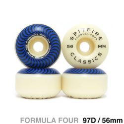 SPITFIRE WHEEL スピットファイヤー ウィール FORMULA FOUR (F4) CLASSIC 97D BLUE 56mm
