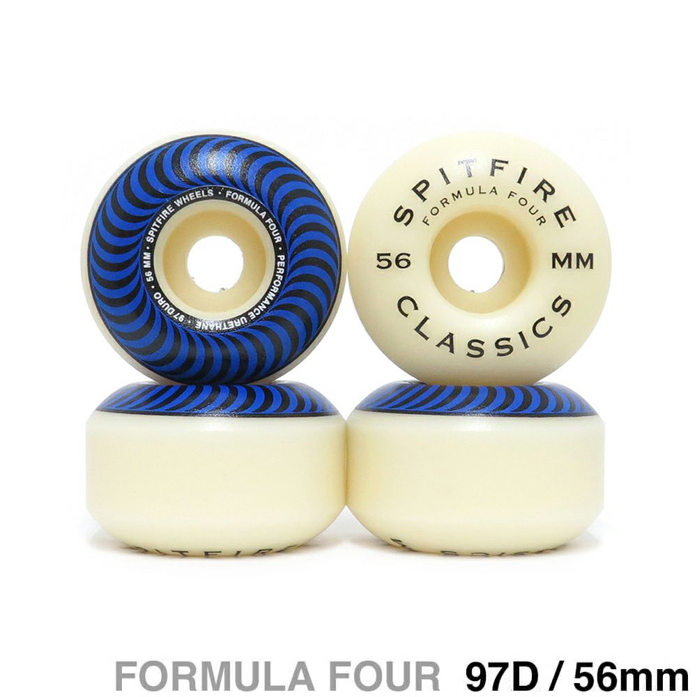 SPITFIRE WHEEL スピットファイヤー ウィール FORMULA FOUR (F4) CLASSIC 97D BLUE 56mm
