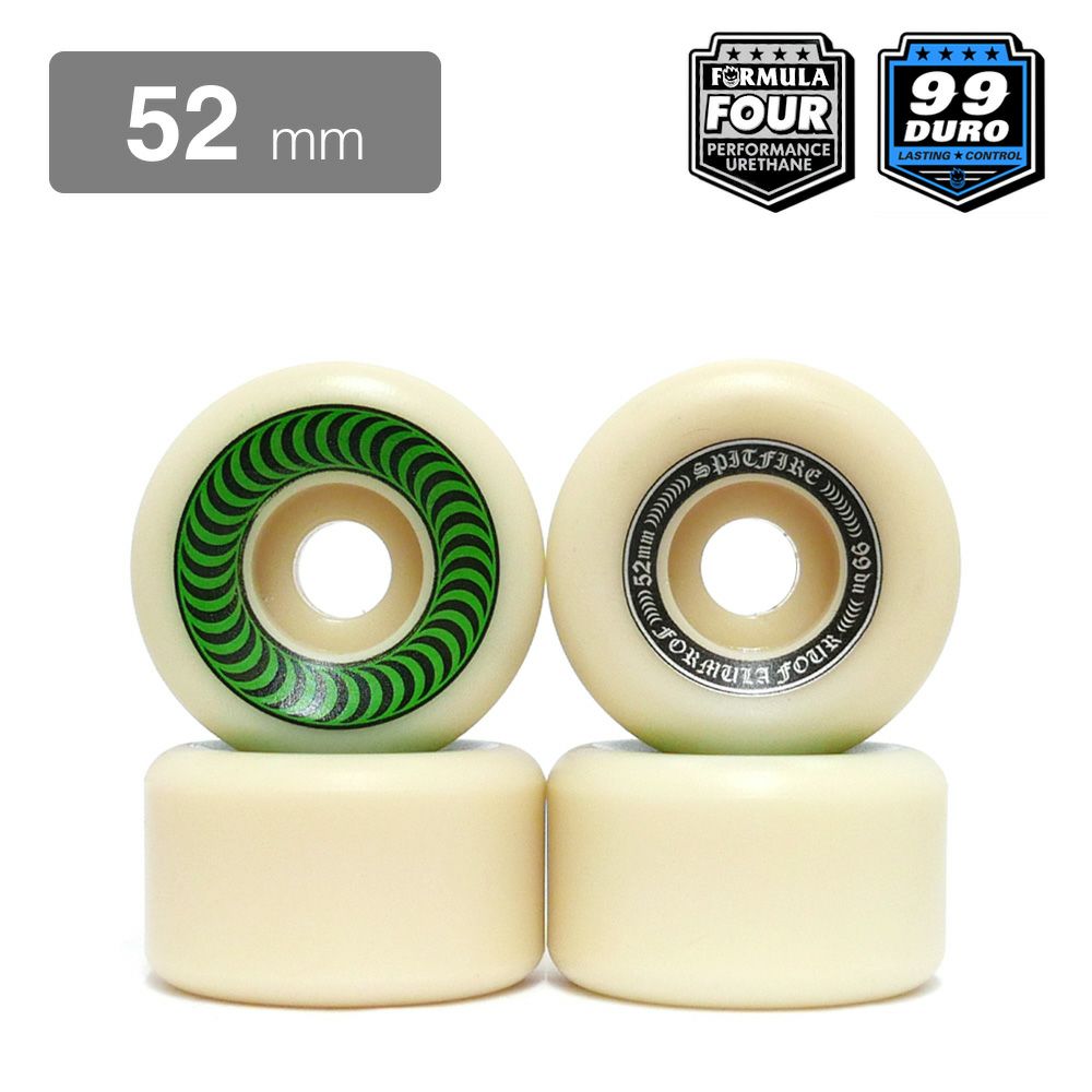 SPITFIRE WHEEL スピットファイヤー ウィール FORMULA FOUR (F4) OG CLASSIC 99D GREEN 52mm