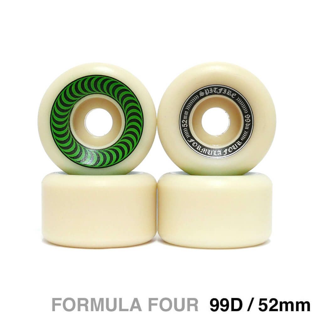 SPITFIRE WHEEL スピットファイヤー ウィール FORMULA FOUR (F4) OG CLASSIC 99D GREEN 52mm