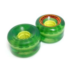 クルージング用 SATORI SOFT WHEEL サトリ ソフトウィール RASTA CRUISERS 緑 62mm 1