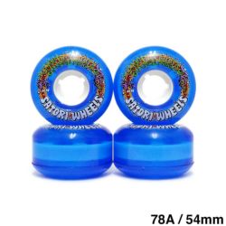 クルージング用 SATORI SOFT WHEEL サトリ ソフトウィール LIL NUGZ CRUISERS 青 54mm