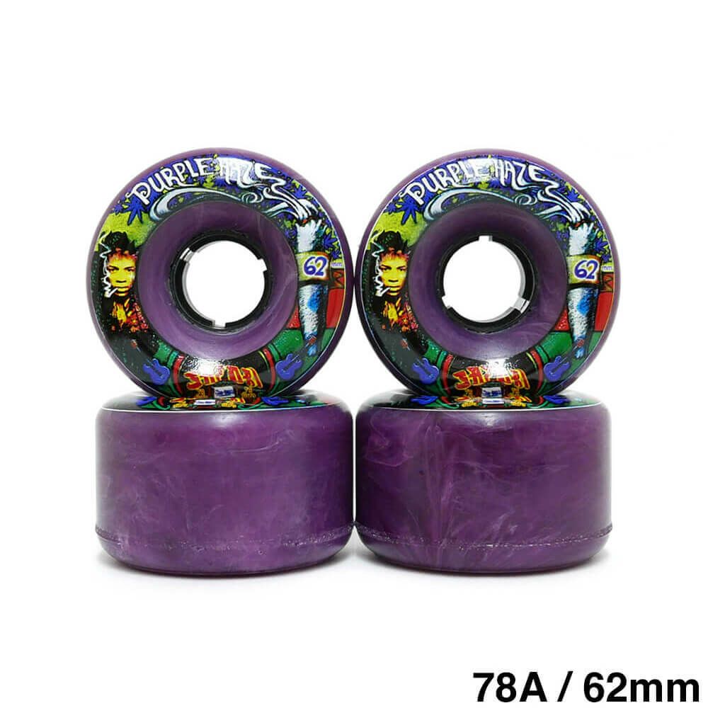 クルージング用 SATORI SOFT WHEEL サトリ ソフトウィール GOO BALLS PURPLE HAZE 紫 62mm