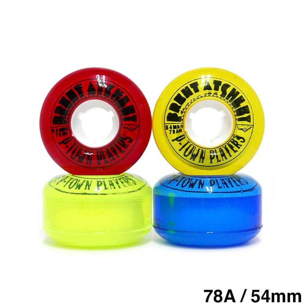 クルージング用 SATORI SOFT WHEEL サトリ ソフトウィール BRENT ATCHLEY P-TOWN PLAYERSマルチ 54mm