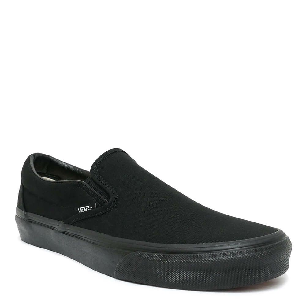 VANS SHOES バンズ シューズ スニーカー CLASSIC SLIP ON 黒/黒 BLACK/BLACK