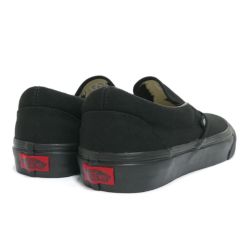 VANS SHOES バンズ シューズ スニーカー CLASSIC SLIP ON 黒/黒 BLACK/BLACK-2