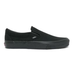 VANS SHOES バンズ シューズ スニーカー CLASSIC SLIP ON 黒/黒 BLACK/BLACK-3