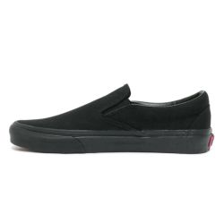 VANS SHOES バンズ シューズ スニーカー CLASSIC SLIP ON 黒/黒 BLACK/BLACK-4