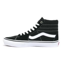 VANS SHOES バンズ シューズ スニーカー SKATE SK8 HI 黒/白 BLACK/WHITE-4