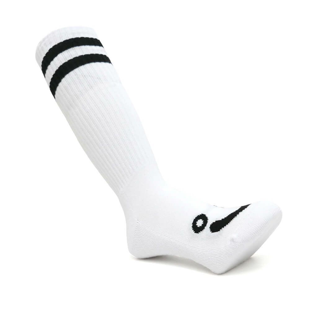 POLAR SOCKS ポーラー ソックス 靴下 HAPPY SAD LONG WHITE 