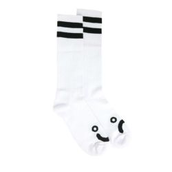 POLAR SOCKS ポーラー ソックス 靴下 HAPPY SAD LONG WHITE 3