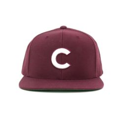 COLOR COMMUNICATIONS CAP カラーコミュニケーションズ キャップ BBC SNAPBACK BURGUNDY 1