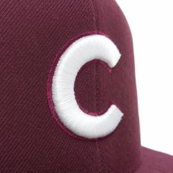 COLOR COMMUNICATIONS CAP カラーコミュニケーションズ キャップ BBC SNAPBACK BURGUNDY 5