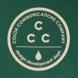 COLOR COMMUNICATIONS LONG SLEEVE カラーコミュニケーションズ ロングスリーブTシャツ CCC GREEN 1