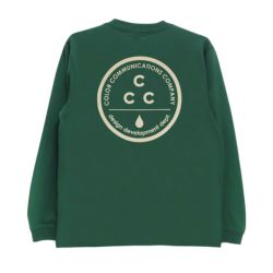 COLOR COMMUNICATIONS LONG SLEEVE カラーコミュニケーションズ ロングスリーブTシャツ CCC GREEN 3