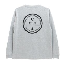 COLOR COMMUNICATIONS LONG SLEEVE カラーコミュニケーションズ ロングスリーブTシャツ CCC GREY 3