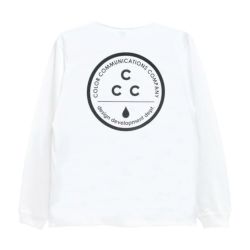 COLOR COMMUNICATIONS LONG SLEEVE カラーコミュニケーションズ ロングスリーブTシャツ CCC WHITE 3