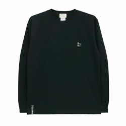 COLOR COMMUNICATIONS LONG SLEEVE カラーコミュニケーションズ ロングスリーブTシャツ CLR EMB BLACK 