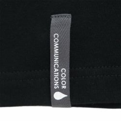 COLOR COMMUNICATIONS LONG SLEEVE カラーコミュニケーションズ ロングスリーブTシャツ CLR EMB BLACK 3