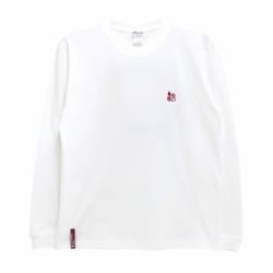 COLOR COMMUNICATIONS LONG SLEEVE カラーコミュニケーションズ ロングスリーブTシャツ CLR EMB WHITE 