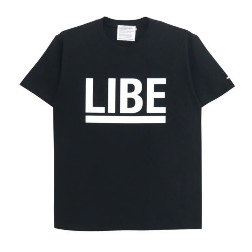 LIBE T-SHIRT ライブ Ｔシャツ BIG LOGO BLACK 