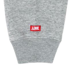 LIBE HOOD ライブ パーカー BIG LOGO GREY 2