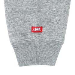 LIBE HOOD ライブ パーカー BIG LOGO GREY 2