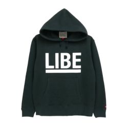 LIBE HOOD ライブ パーカー BIG LOGO BLACK 