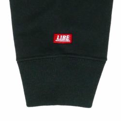 LIBE HOOD ライブ パーカー BIG LOGO BLACK 2