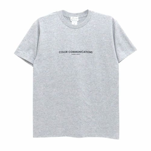 COLOR COMMUNICATIONS T-SHIRT カラーコミュニケーションズ Tシャツ HP HEADER GREY 