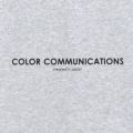 COLOR COMMUNICATIONS T-SHIRT カラーコミュニケーションズ Tシャツ HP HEADER GREY 1