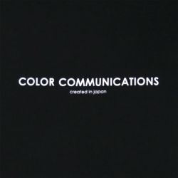 COLOR COMMUNICATIONS T-SHIRT カラーコミュニケーションズ Tシャツ HP HEADER BLACK 1
