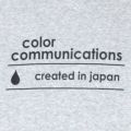 COLOR COMMUNICATIONS T-SHIRT カラーコミュニケーションズ Tシャツ CREATED IN JAPAN LOGO GREY 1