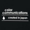 COLOR COMMUNICATIONS T-SHIRT カラーコミュニケーションズ Tシャツ CREATED IN JAPAN LOGO BLACK 1