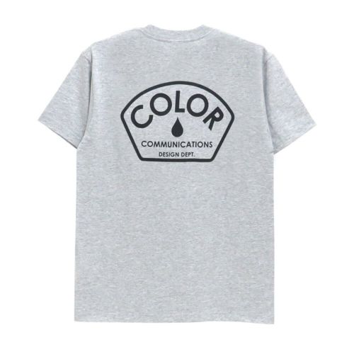 COLOR COMMUNICATIONS T-SHIRT カラーコミュニケーションズ Tシャツ DESIGN DEPT GREY 