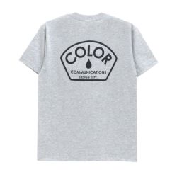 COLOR COMMUNICATIONS T-SHIRT カラーコミュニケーションズ Tシャツ DESIGN DEPT GREY 