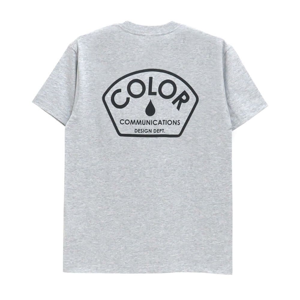 COLOR COMMUNICATIONS T-SHIRT カラーコミュニケーションズ Tシャツ DESIGN DEPT GREY 