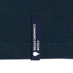 COLOR COMMUNICATIONS T-SHIRT カラーコミュニケーションズ Tシャツ DRIP EMB POCKET 3 NAVY 2