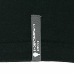 COLOR COMMUNICATIONS T-SHIRT カラーコミュニケーションズ Tシャツ DRIP EMB POCKET 3 BLACK 2