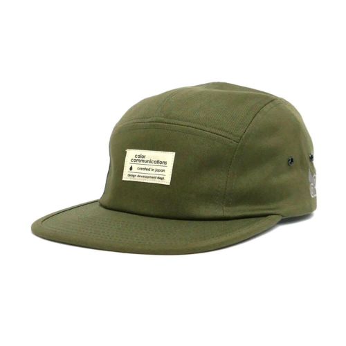 COLOR COMMUNICATIONS CAP カラーコミュニケーションズ キャップ COTTON TAG JET OLIVE 