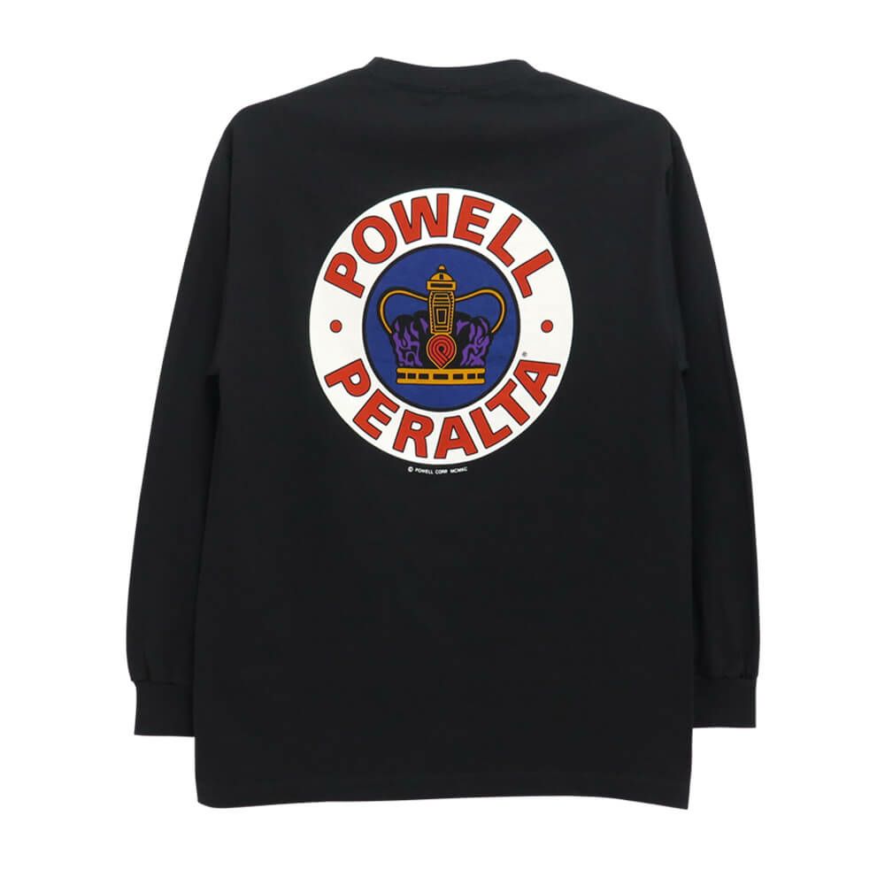 POWELL LONG SLEEVE パウエル ロングスリーブTシャツ SUPREME BLACK 